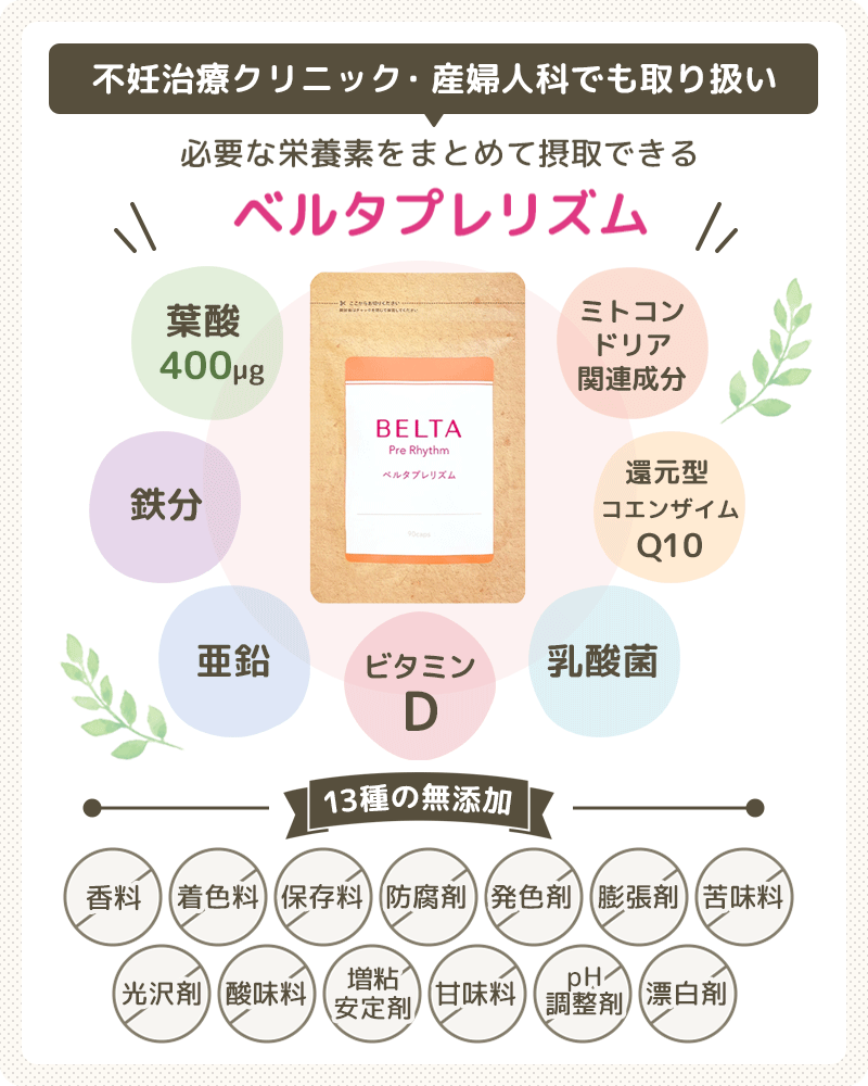 40代におすすめの葉酸入り妊活サプリ